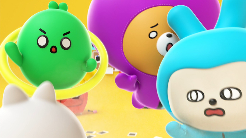 V CREW 超萌開愛風(fēng)格吉祥物設(shè)計(jì)，人物性格設(shè)定與表情包設(shè)計(jì)