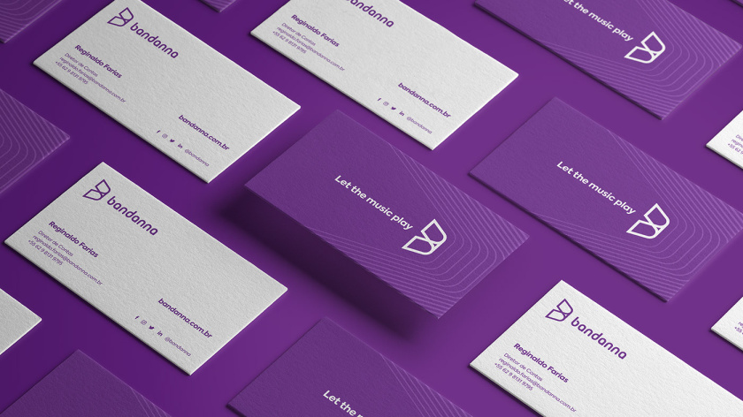 BANDANNA 音樂文化公司品牌形象設(shè)計-logo-vi設(shè)計