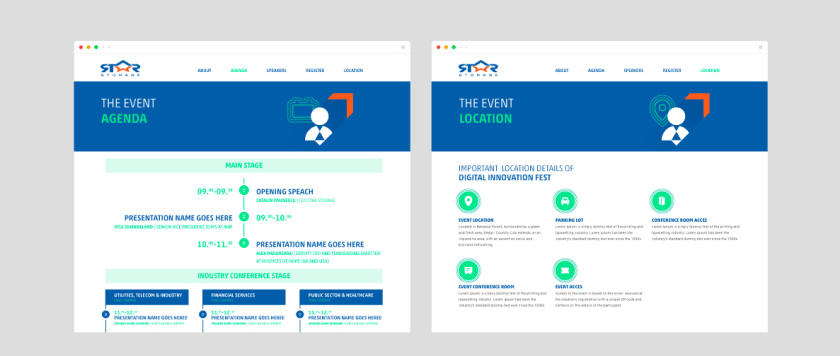 數(shù)字技術(shù)活動會議品牌視覺表達(dá)vi設(shè)計和體驗設(shè)計-網(wǎng)站設(shè)計