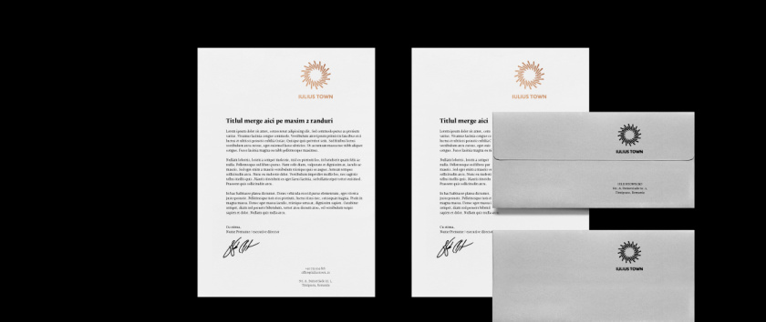 Iulius Town 商業(yè)中心品牌命名與logo設計-月桂花環(huán)