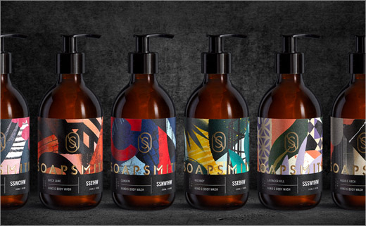 Soapsmith手工肥皂和身體清潔護理產(chǎn)品品牌logo與包裝設(shè)計,充滿豪華都市氣息 Soapsmith手工肥皂和身體清潔護理產(chǎn)品品牌logo與包裝設(shè)計,充滿豪華都市氣息