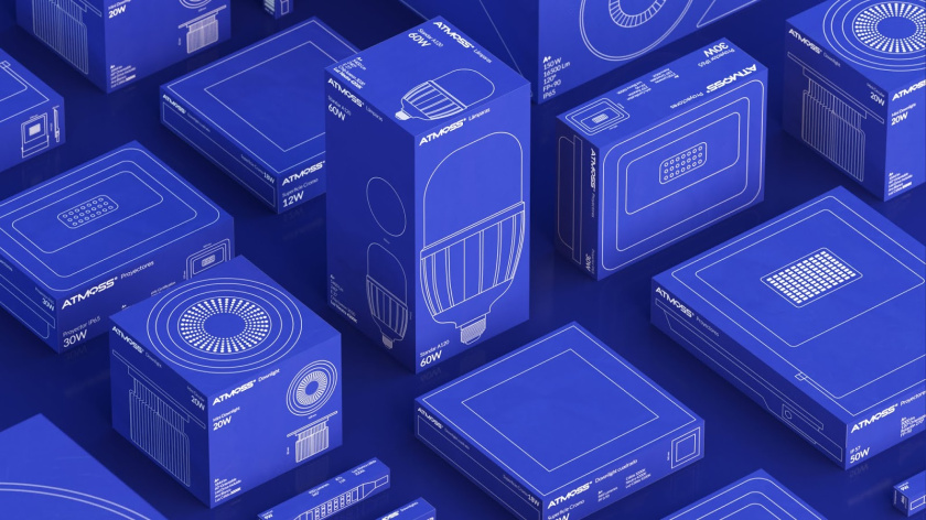 Atmoss照明燈具系列產(chǎn)品包裝設(shè)計(jì)