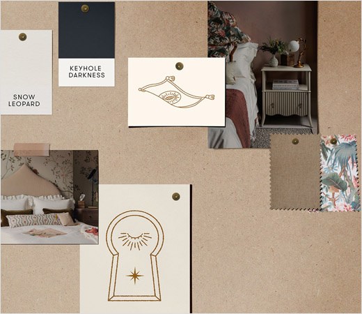 Trove 家具品牌logo設(shè)計。由豹+棕櫚樹+鑰匙組合而成