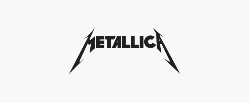 前衛(wèi)三角形logo設(shè)計-Metallica
