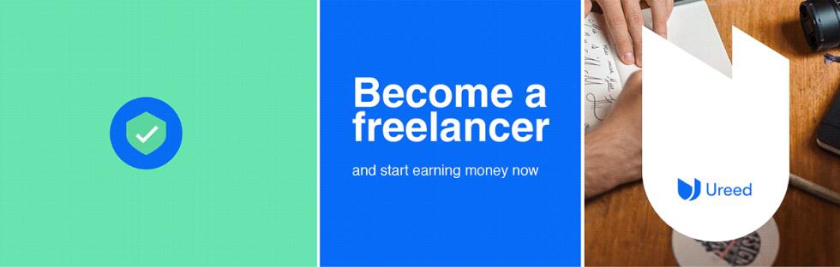 ureed 在線服務(wù)市場(chǎng)平臺(tái)網(wǎng)站品牌logo設(shè)計(jì)vi設(shè)計(jì)，互聯(lián)網(wǎng)科技風(fēng)格