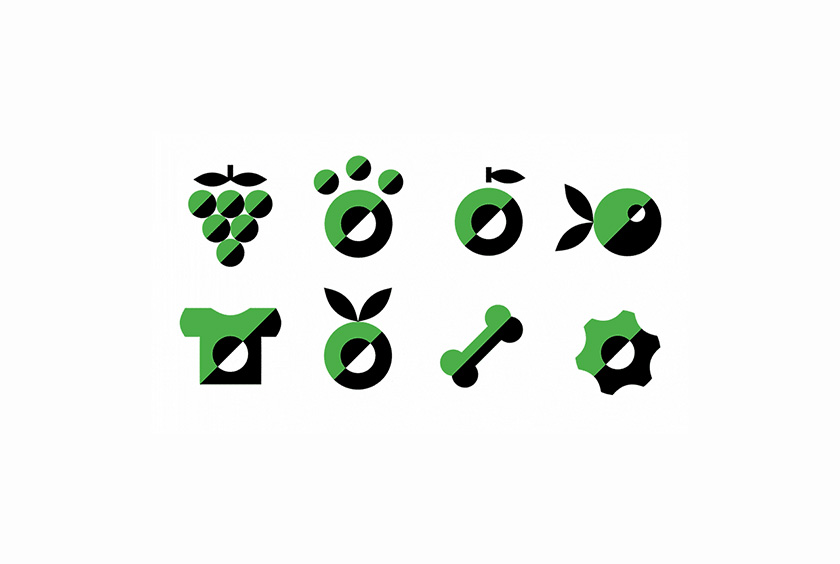 fresh shelf 在線交付平臺與線下生鮮農產(chǎn)品食品終端網(wǎng)點零售取貨店品牌形象設計