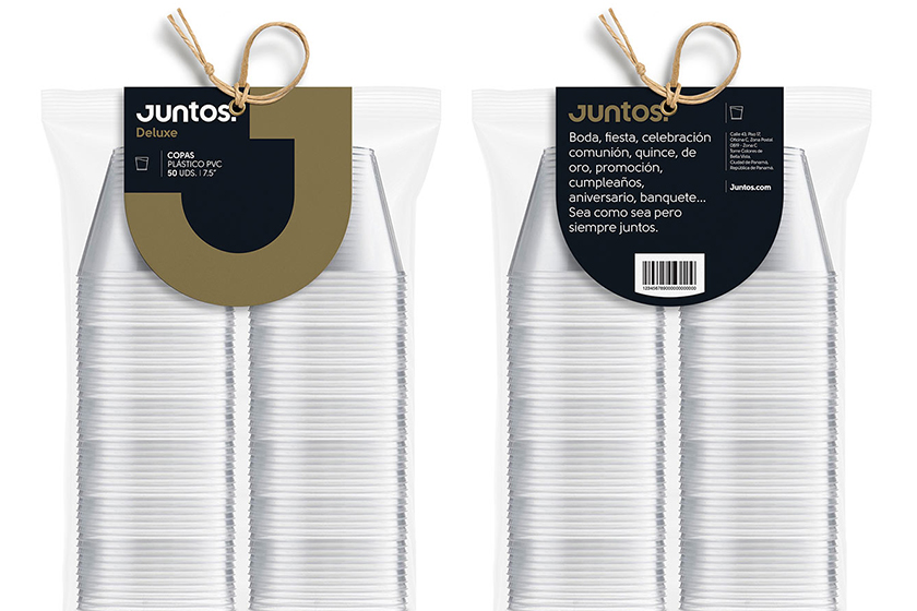 Juntos 塑料餐具品牌形象包裝設(shè)計(jì)