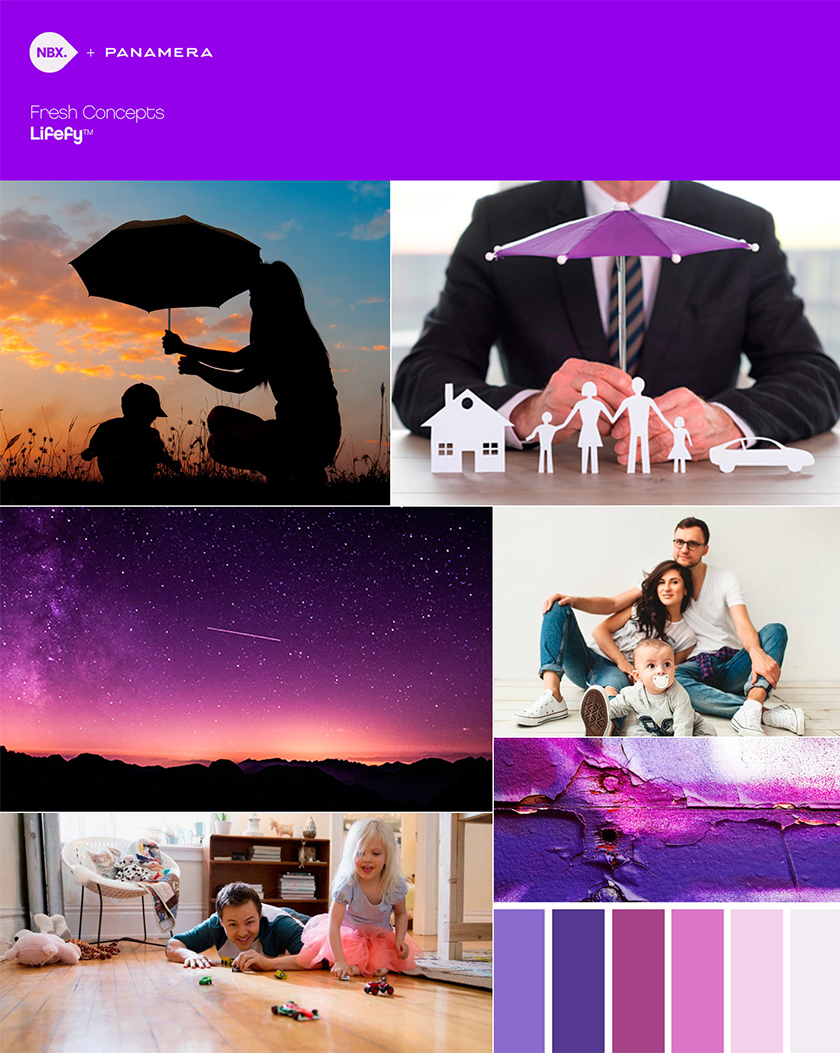 lifefy在線保險品牌logo設(shè)計，傘元素+字母L