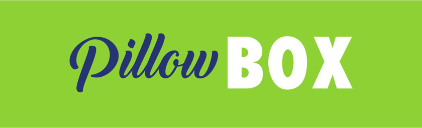 Pillow 記憶枕頭包裝設(shè)計(jì)，幾何圖案排列風(fēng)格