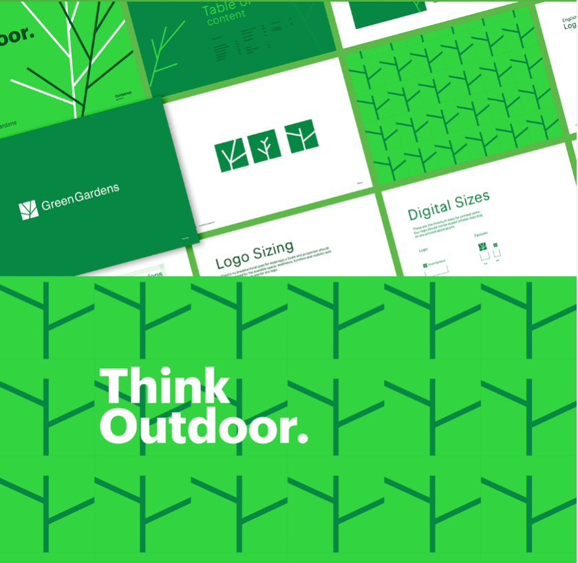 GreenGardens 綠色園林品牌形象設(shè)計(jì)-logo/vi