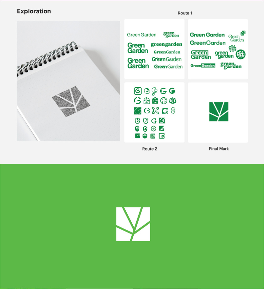 GreenGardens 綠色園林品牌形象設(shè)計(jì)-logo/vi