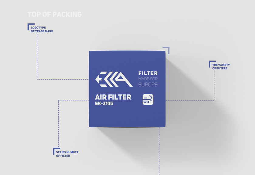 ECCA 工程車輛與卡車空氣濾清器包裝設(shè)計