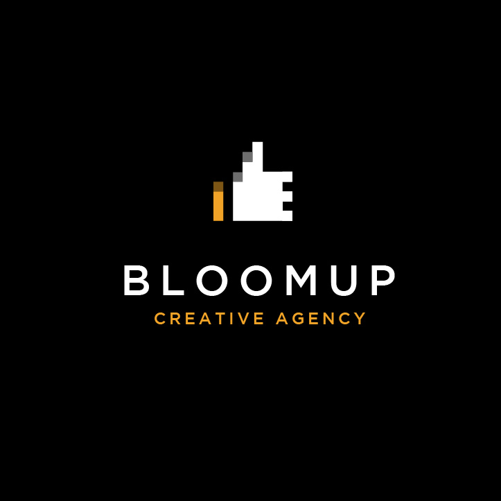 像素藝術-Bloom Up Creative Agency標志設計