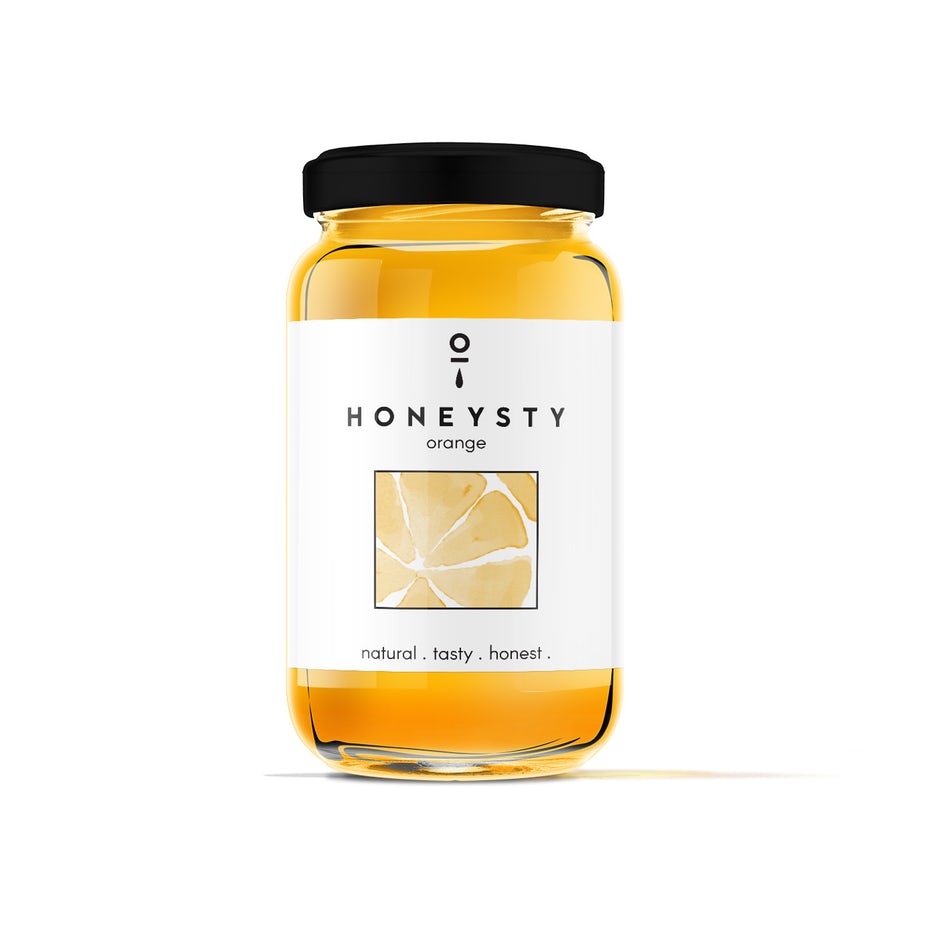 新極簡主義-蜂蜜包裝設計