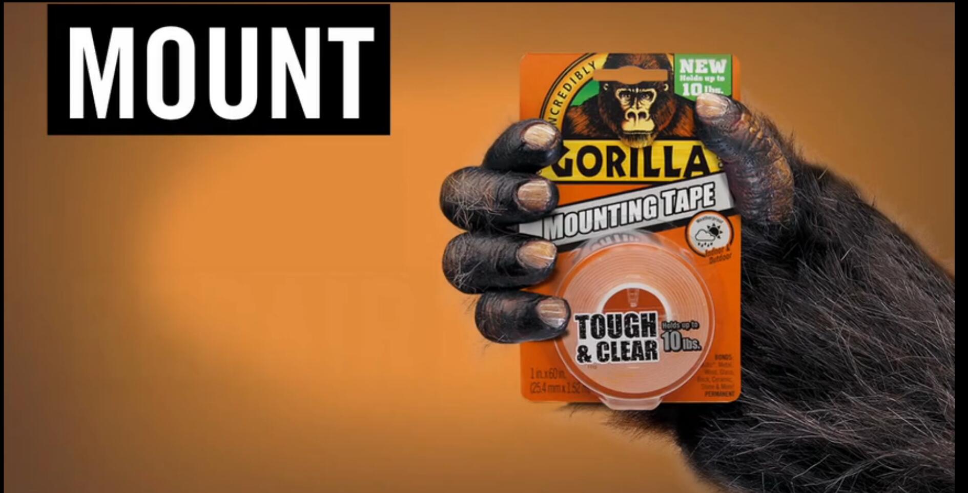 Gorilla Mounting Tape黑猩猩強力膠包裝設(shè)計