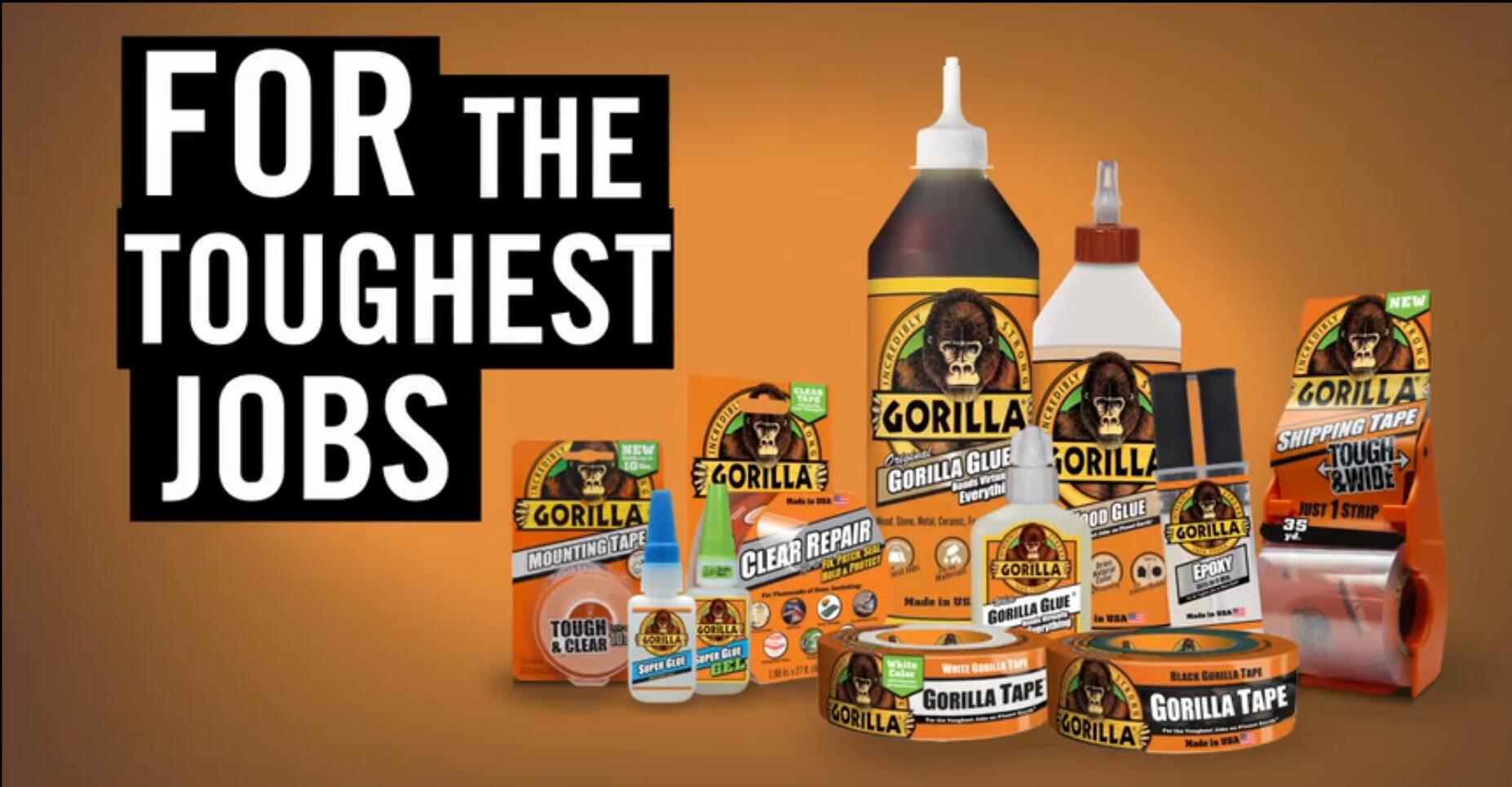 Gorilla Mounting Tape黑猩猩強力膠包裝設(shè)計