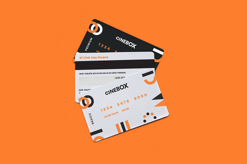 充滿活力激情與超現(xiàn)實主義的CINEBOX電影院品牌vi設計空間設計