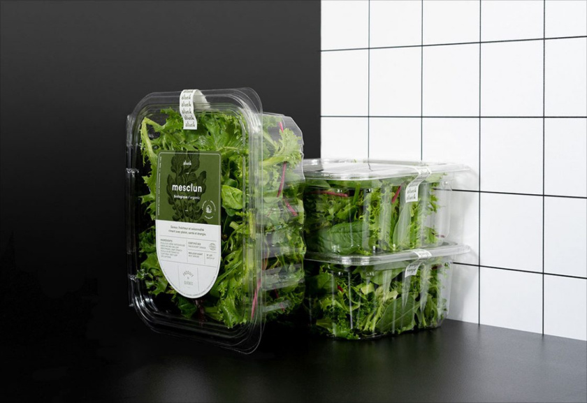Ferme OElistik蔬菜沙拉包裝設(shè)計