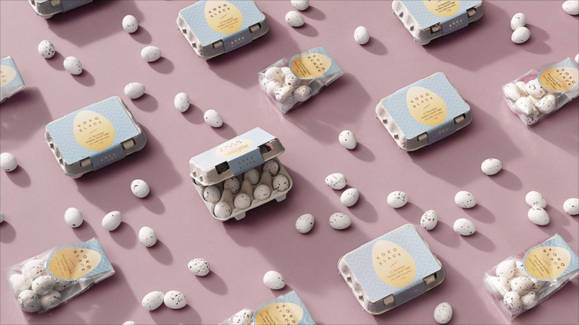 Koko Black的Easter Expeditions糖果和巧克力包裝設(shè)計