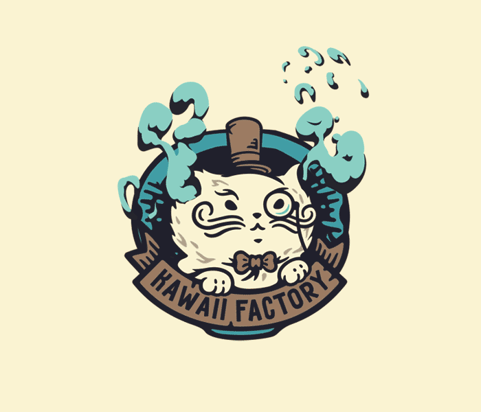 Bodea Daniel設(shè)計(jì)的可愛(ài)動(dòng)畫logo標(biāo)志設(shè)計(jì)-上海標(biāo)志設(shè)計(jì)公司