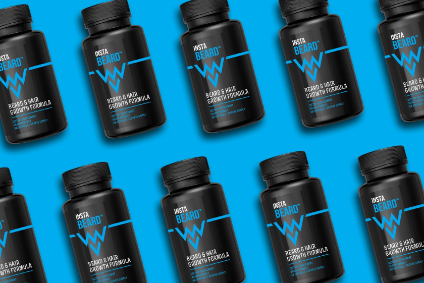  胡須生長(zhǎng)液產(chǎn)品包裝設(shè)計(jì)