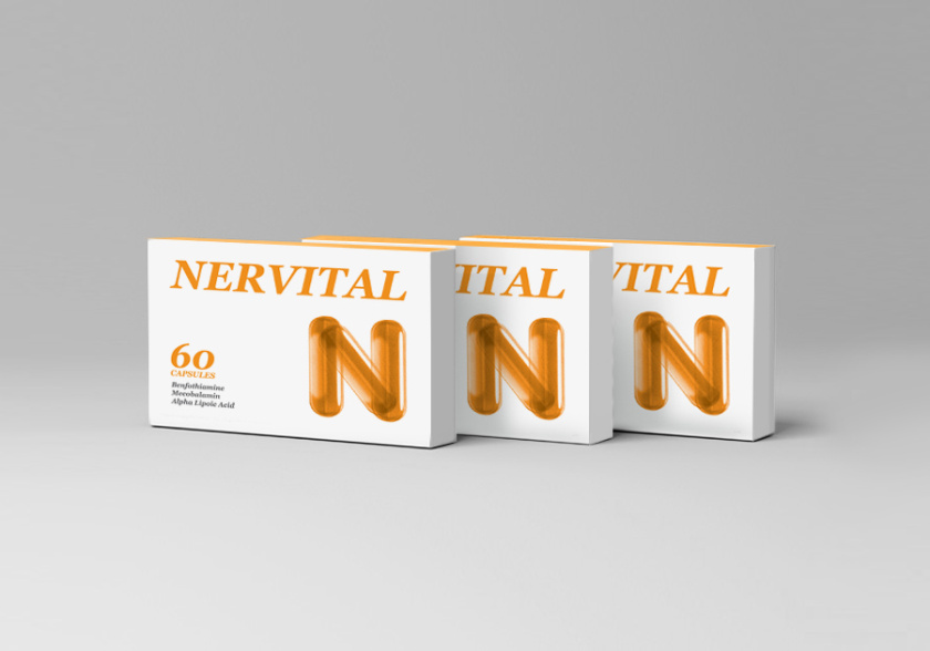 Nervital藥品包裝設計，值得借鑒的品牌符號設計