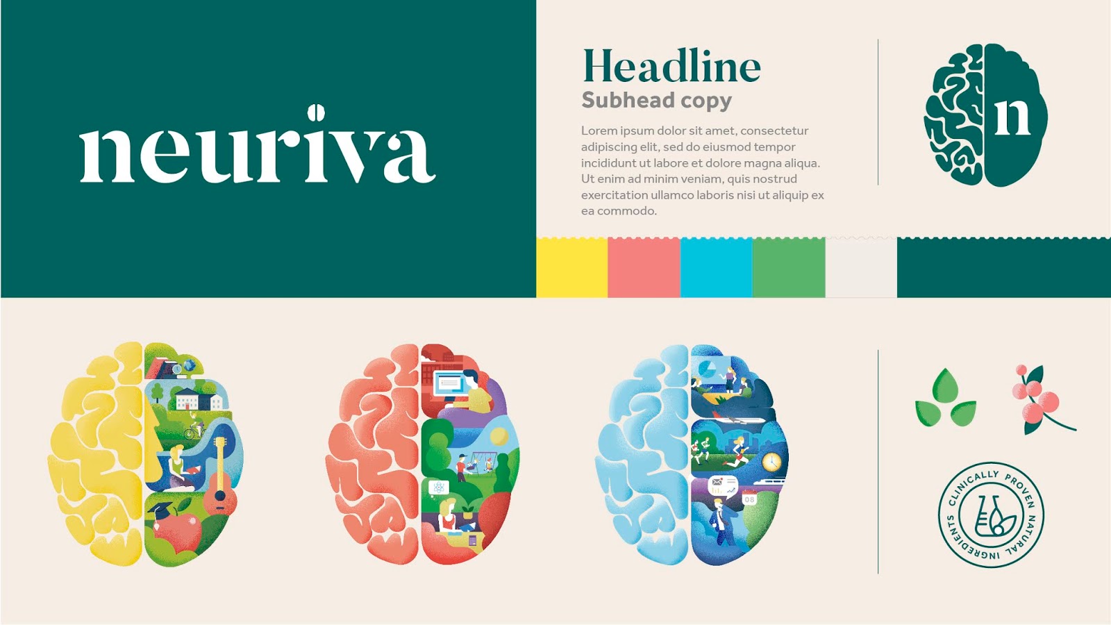 Neuriva 大腦健康營養(yǎng)補充系列保健品包裝設(shè)計