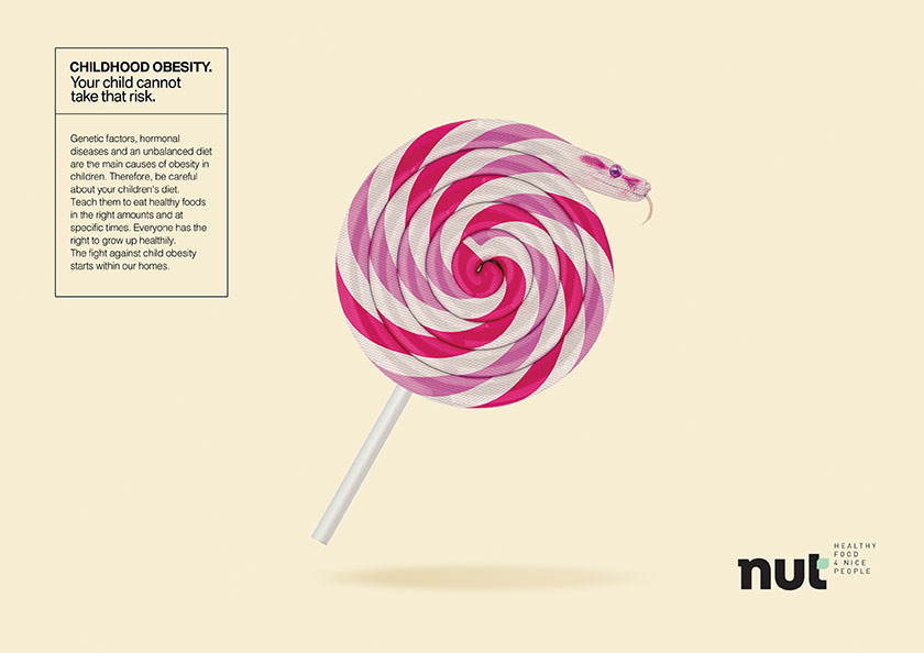 Nut 堅果平面廣告設(shè)計，