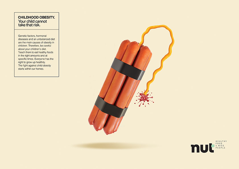 Nut 堅果平面廣告設(shè)計，