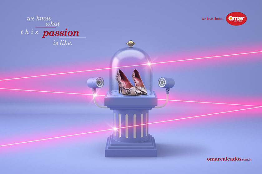 Oma女鞋時(shí)尚品牌廣告設(shè)計(jì)，我們都知道激情應(yīng)該是什么樣的