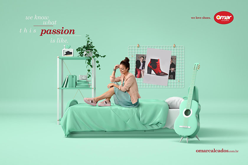 Oma女鞋時(shí)尚品牌廣告設(shè)計(jì)，我們都知道激情應(yīng)該是什么樣的