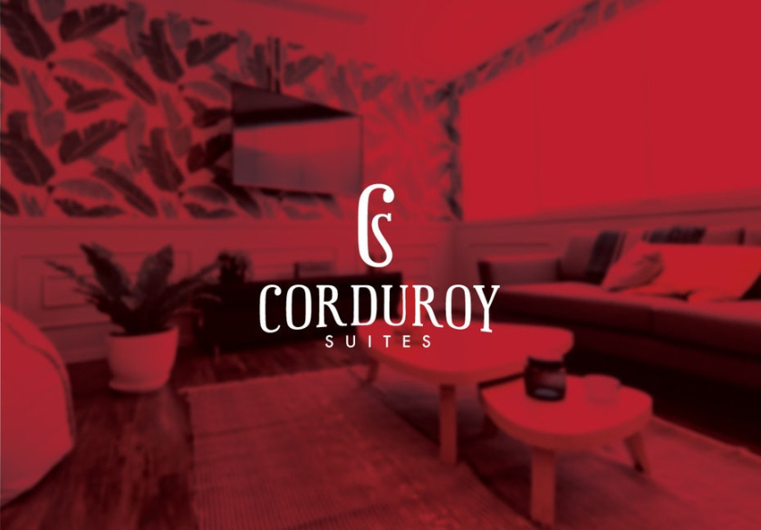 具有已確定名稱的酒店徽標logo設計-精品酒店的優(yōu)雅復古風格標志