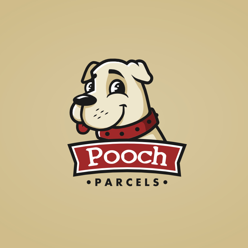 可愛動(dòng)物logo設(shè)計(jì)-小狗的標(biāo)志