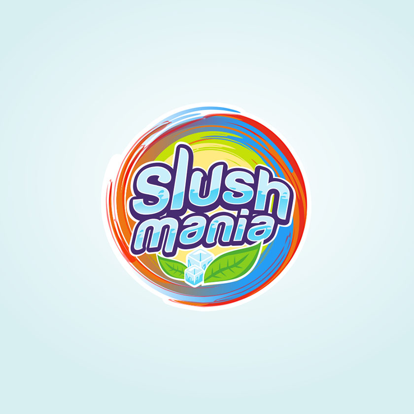 有趣的飲料標志logo設計-彩色標志充滿了豐富多彩的清新想法