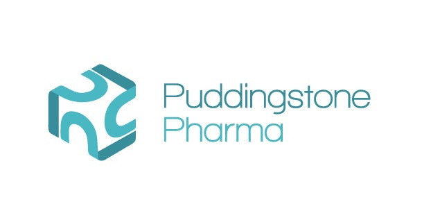 極簡主義藥房徽標logo設計-Puddingstone Pharma標志