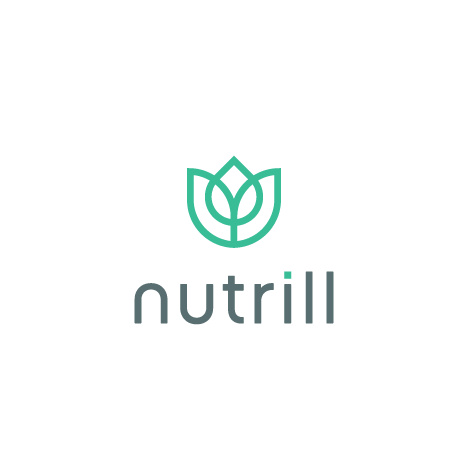 樸實的藥房標識logo設計-Nutrill標志