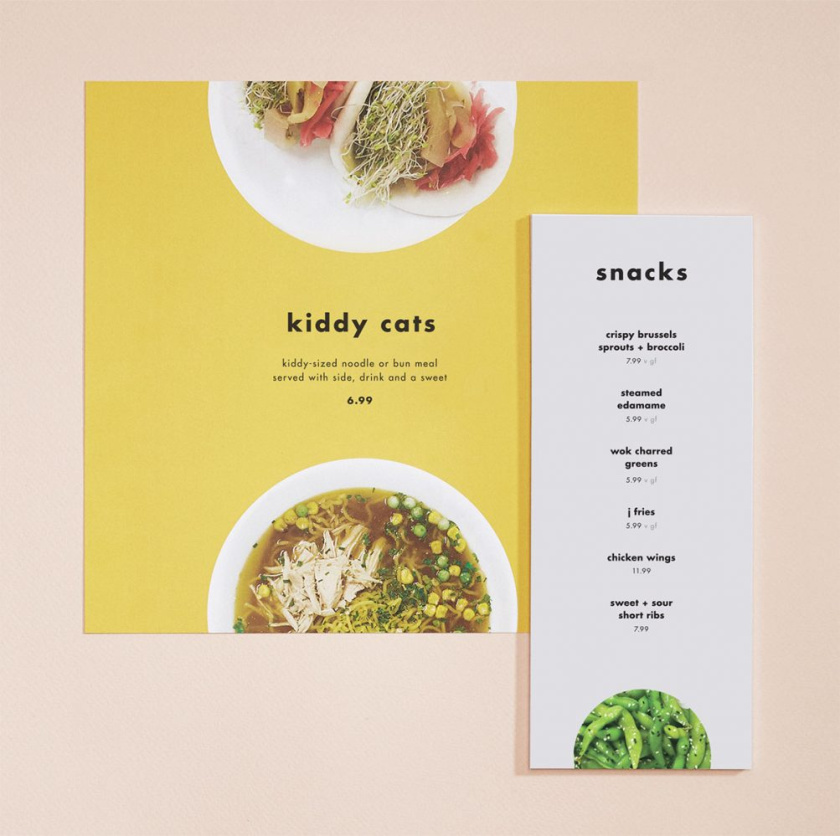 Noodlecat餐飲菜單設計