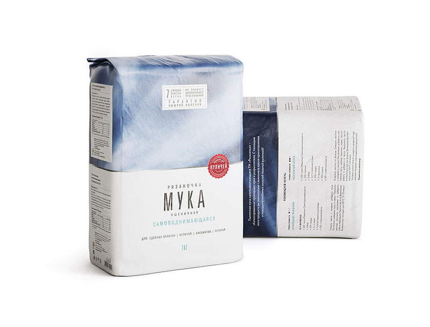 俄羅斯面粉包裝設計，承載大自然的精華