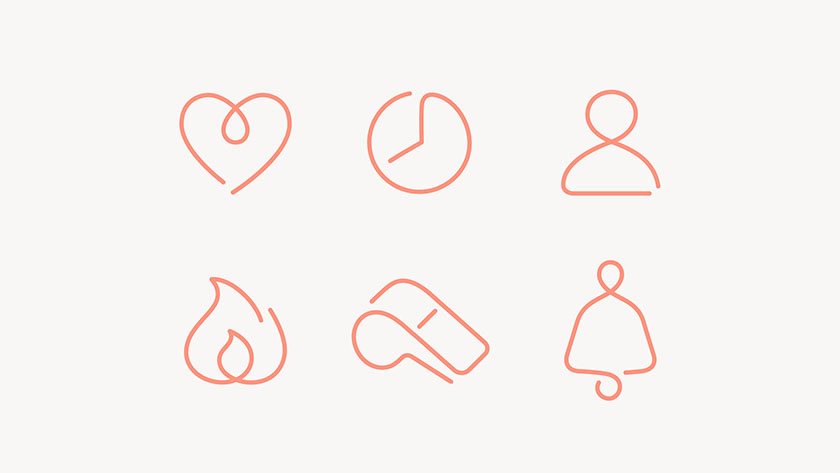 gymondo 健身房品牌vi視覺形象設(shè)計logo設(shè)計，秀出你的優(yōu)雅線條