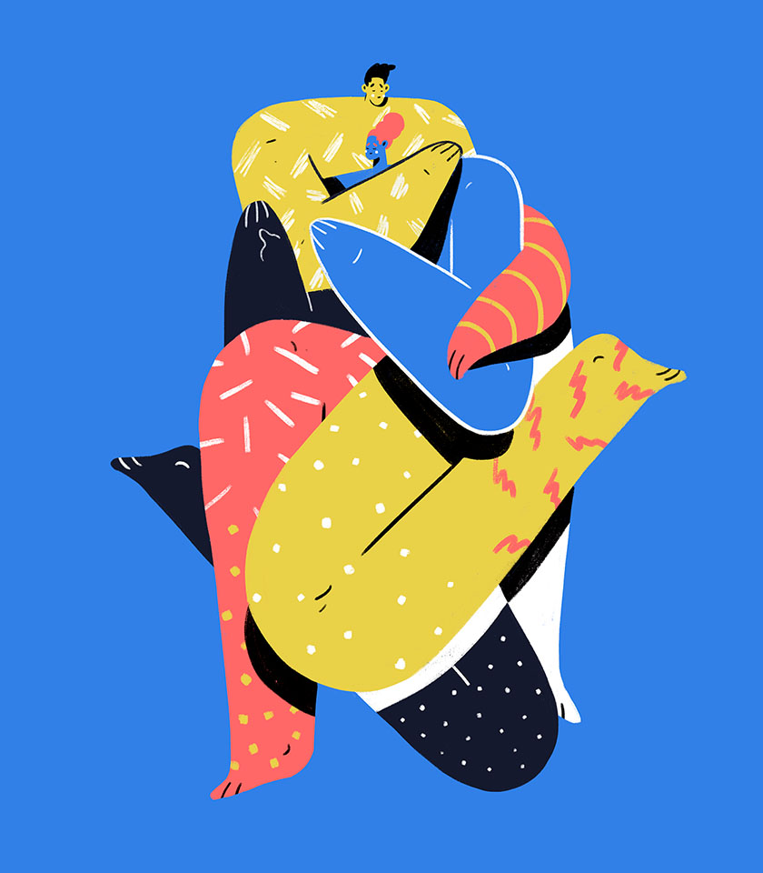 一組驚艷值超高的的插畫設(shè)計(jì)