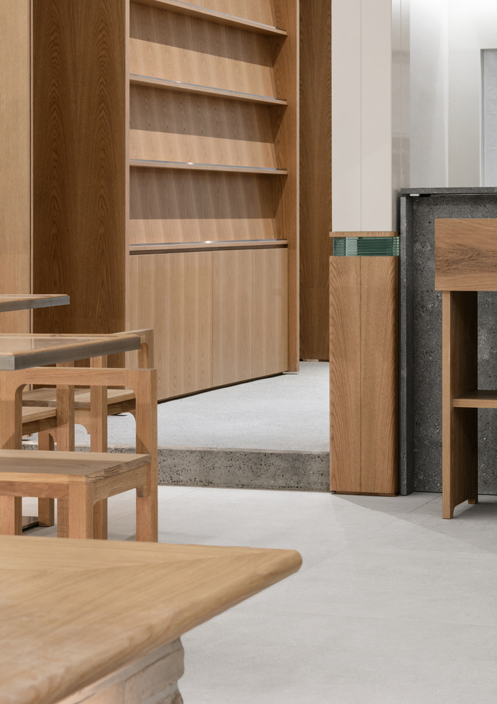  SAEMCafé咖啡店餐飲空間設(shè)計，穩(wěn)定比例的結(jié)構(gòu)美學(xué)