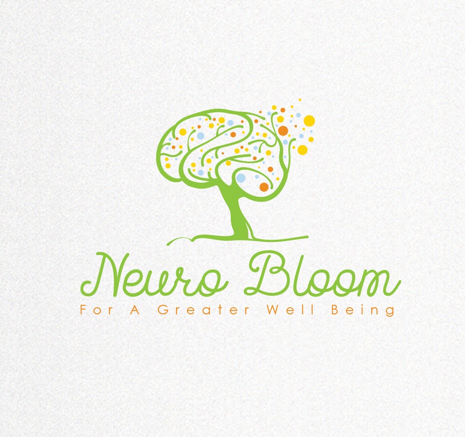 Neuro Bloom標(biāo)志logo和品牌標(biāo)語