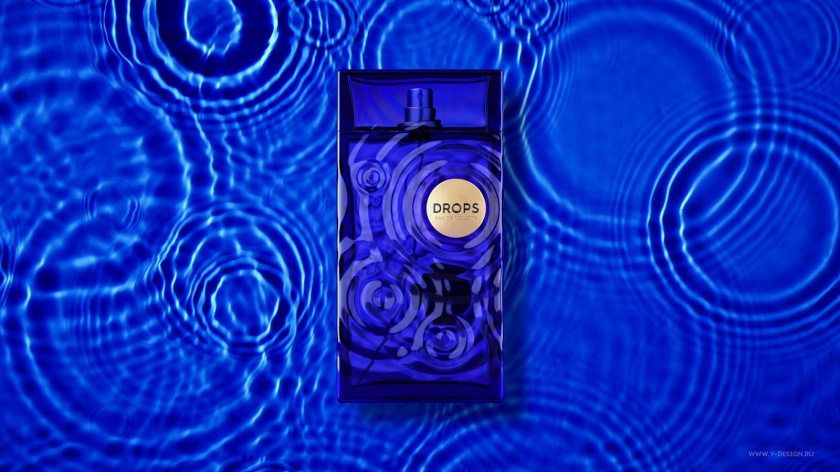 夢幻的DROPS香水包裝設(shè)計和水波蕩漾的藍(lán)色香水瓶形設(shè)計 夢幻的DROPS香水包裝設(shè)計和水波蕩漾的藍(lán)色香水瓶形設(shè)計