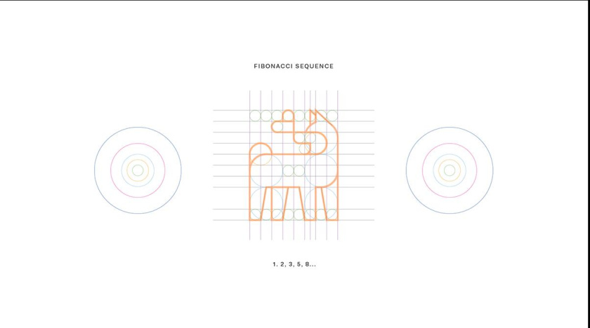 Hachi 咖啡店logo設(shè)計(jì)”矢量狗狗圖形