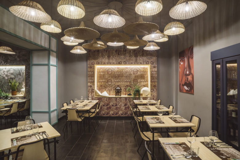 Dhabbu亞洲美食餐廳餐飲空間設(shè)計(jì)，突出亞洲元素