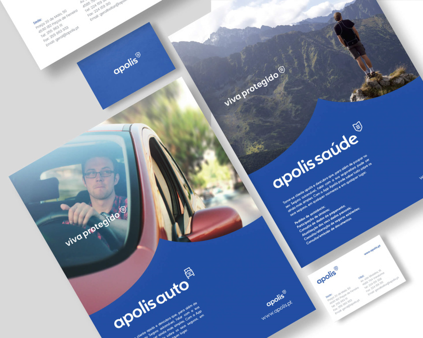 Apolis保險公司盾牌logo設(shè)計與企業(yè)品牌vii視覺識別設(shè)計-上海vi設(shè)計公司