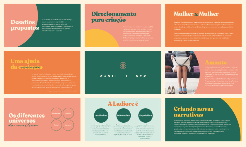 ladiore 女性時尚品牌logo設(shè)計與視覺識別vi設(shè)計，源自四個象征