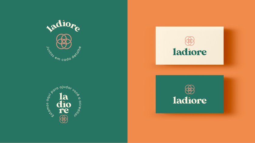 ladiore 女性時尚品牌logo設(shè)計與視覺識別vi設(shè)計，源自四個象征