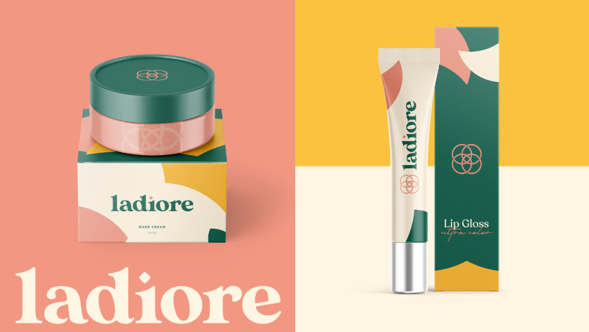 ladiore 女性時尚品牌logo設(shè)計與視覺識別vi設(shè)計，源自四個象征