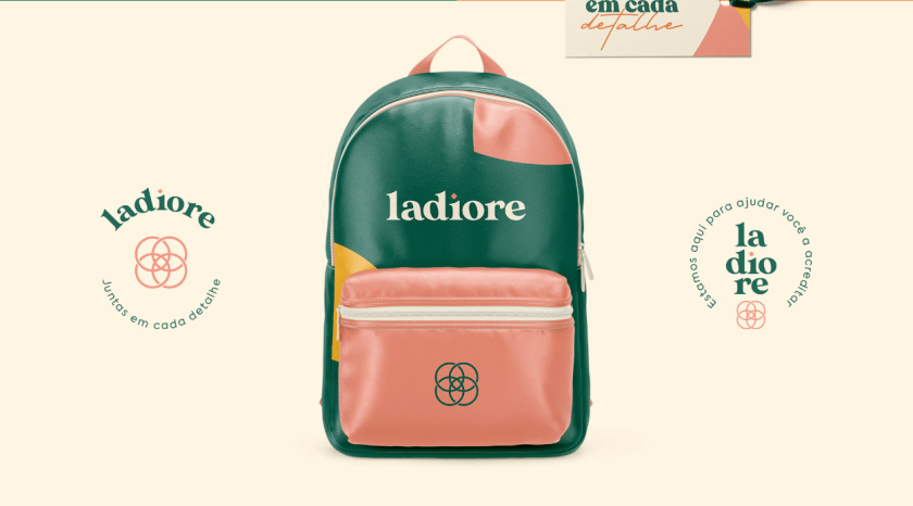 ladiore 女性時尚品牌logo設(shè)計與視覺識別vi設(shè)計，源自四個象征